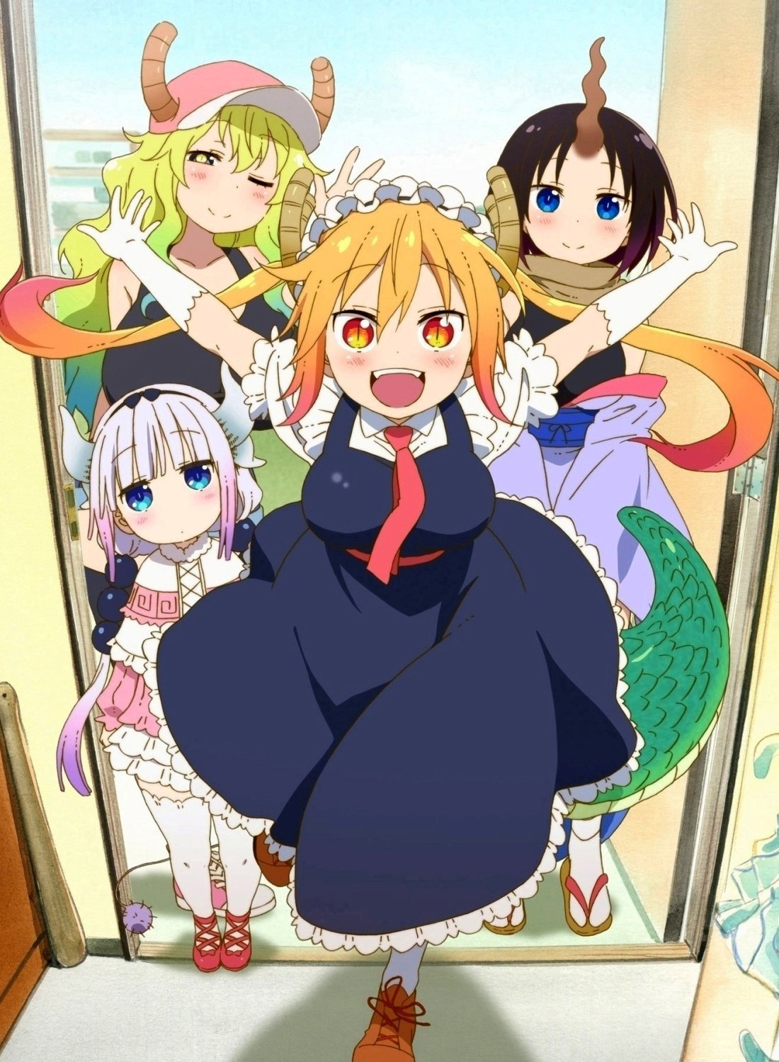 Miss Kobayashining ajdarho hizmatkorlari — anime