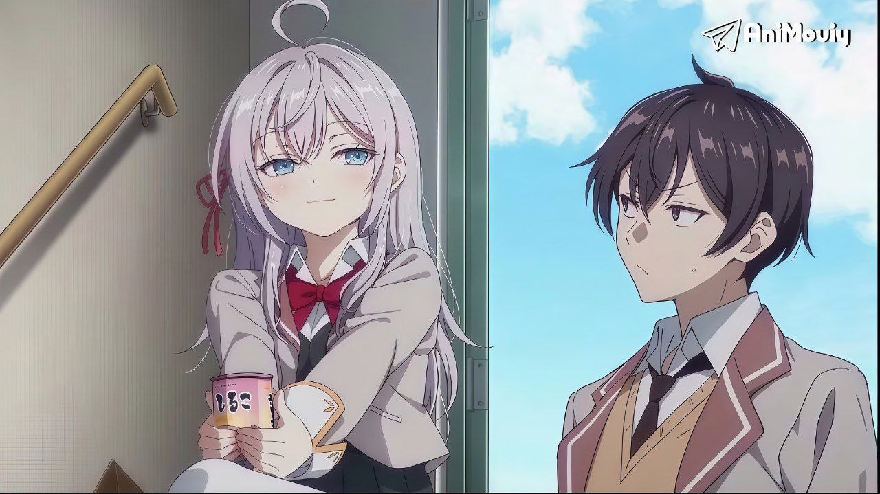 Alya bazan men bilan rus tilida noz karashma qiladi — anime